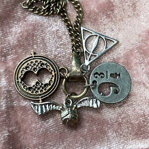 Bioworld Harry Potter Multi Colored Charm Necklace